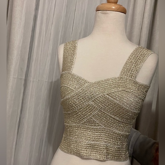 Micas XS top stretch Gold and white  tones - Picture 2 of 6